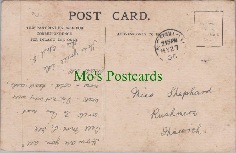 Genealogy Postcard - Shephard, Rushmere, Ipswich, Suffolk GL1733