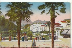 France Postcard - Menton - Le Jardin Public - Ref 14307A