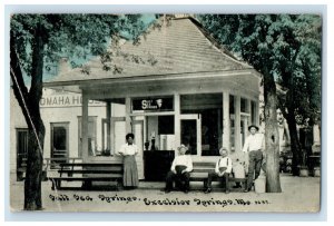 1909 Salt Sea Springs, Excelsior Springs Missouri MO Antique Posted Postcard
