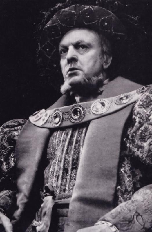 Donald Sinden Henry VIII Royal Shakespeare Company Theatre Postcard