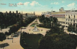 Cuba Havana India Park Vintage Postcard 03.94