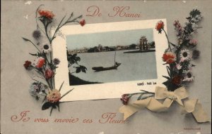Hanoi Vietnam Petit Lac c1910 Used Postcard