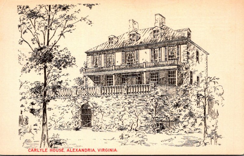 Virginia Alexandria The Carlyle House