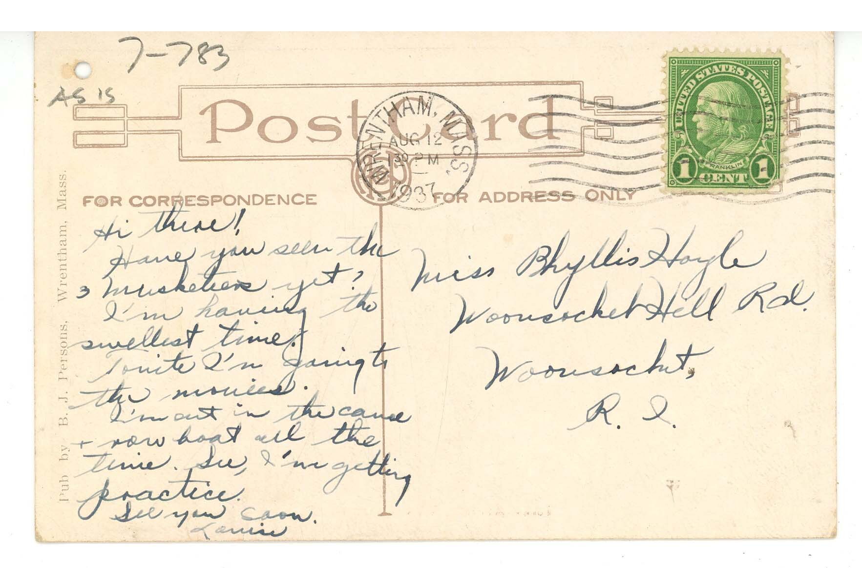 MA Wrentham. Lake Archer Cottages United States Massachusetts Other, Postcard / HipPostcard