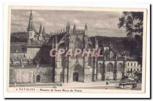 Old Postcard Portgual Batalha Mosteiro de Santa Maria da Vitória