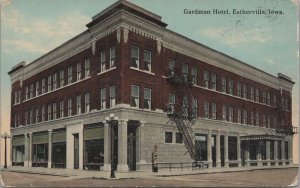 Postcard Gardston Hotel Estherville Iowa IA