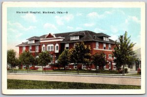 Vtg Oklahoma OK Blackwell Hospital 1910s View Old Card Postcard