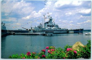 M-13536 USS Massachusetts BB-59 Fall River Massachusetts