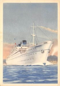 MN Surriento May 15th, 1959 Lauro Lines Ship 