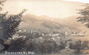 RPPC ROCHESTER VERMONT REAL PHOTO POSTCARD 1925