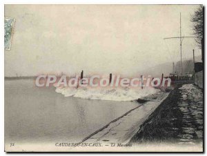 Old Postcard Caudebec-en-Caux The Bore