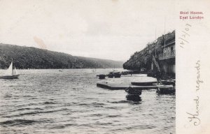 Boat House East London South Africa Yacht Old Postcard