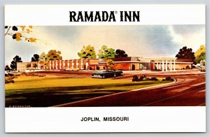 Roadside~Ramda Inn From Drive Joplin Missouri~Vintage Postcard