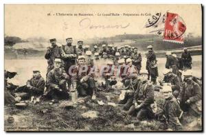 Old Postcard Militaria L & # 39infanterie maneuver Grand Preparation of Stop ...