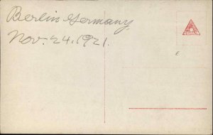 Dirigible Zeppelin Luftschiff Schutte-Lanz c1915 Real Photo Postcard