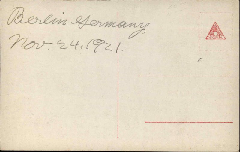 Dirigible Zeppelin Luftschiff Schutte-Lanz c1915 Real Photo Postcard