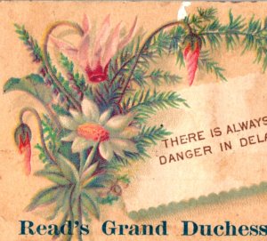 1878 Read's Glycerine Toilet Soap & Grand Duchess Cologne Fab! P232