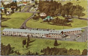 Eden Rock Motor Hotel Fredericton NB New Brunswick Unused Vintage Postcard D48