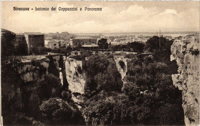 CPA SIRACUSA Latomie dei Cappuccini e Panorama. ITALY (468739)