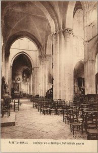 CPA PARAY-le-MONIAL Interieur de la Basilique - Nef Laterale Gauche (1190332)