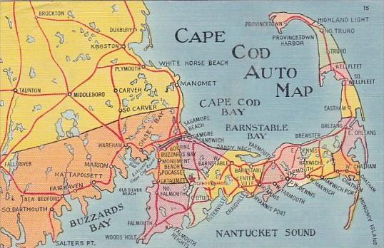 Cape Cod Auto Map