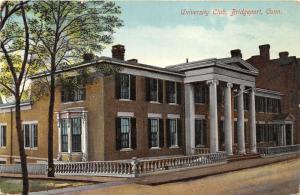 Bridgeport Connecticut~University Club Bldg~Tall Ionic Columns @ Doorway~c1910