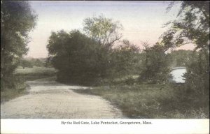 Georgetown Massachusetts MA Dirt Road c1900s-10s Postcard