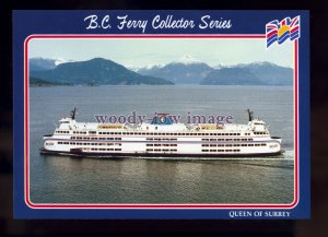 FE3176 - Canadian Ferry - Queen of Surrey , built 1981 - postcard