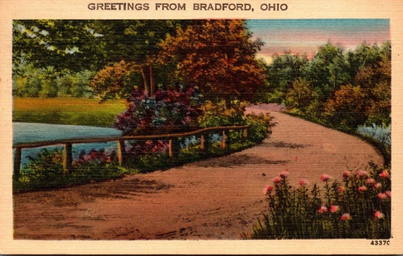 Ohio Greetings From Bradford 1945