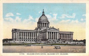 RARE Fred Harvey H-1734, Okla Capitol with Dome...Never Happened, Old Postcard