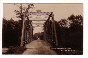 Bridge Over Brokenstraw, Pittsfield, Pennsylvania, Real Photo, Used