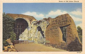 Ruins of Old Stone Church Mission San Juan Capistrano San Juan Capistrano Cal...