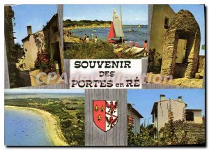 Postcard Modern Ile De Re Souvenir Des Portes En Re