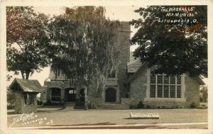 1920s Lithopolis Ohio Wagnalls Memorial RPPC real photo postcard 5602