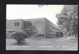 RPPC GUTTENBERG IOWA SCHOOL BUILDING OLD IA. VINTAGE REAL PHOTO POSTCARD