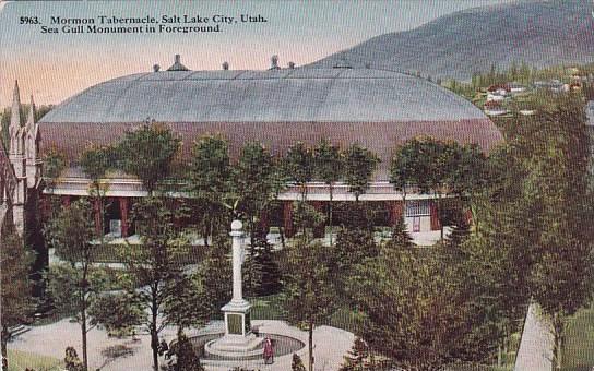 Mormon Tabernacle Salt Lake City Utah 1916