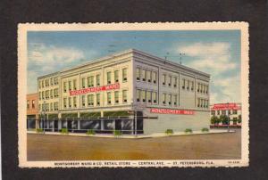 FL Montgomery Ward Dept Department Store St Saint Petersburg Florida Postcard