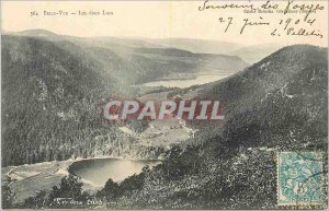Postcard Old Belle Vue both Lakes Cliche Beluche Gerardmer