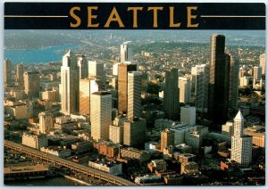 Postcard - Aerial View of Seattle, Washington