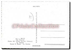 Modern Postcard Brive Vue Generale pool Gaetan Devaud Creator