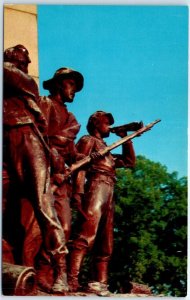 M-105379 Study of Bronze Confederate Soldiers at Base of Virginia Memorial USA