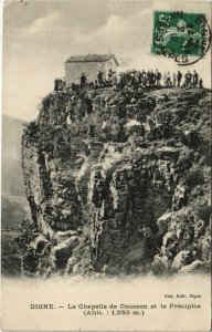 CPA Digne-les-Bains la chapelle de cousson and the precipice (1208618) 