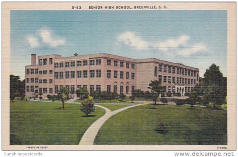 South Carolina Greenville Senior High School