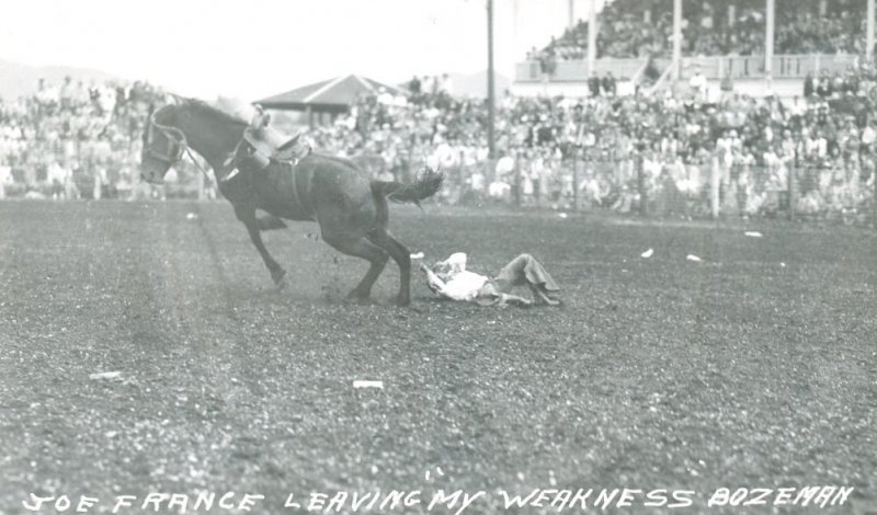 Bozeman Montana Roundup Rodeo 1920s