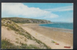 Wales Postcard - The Sands and Llanbedrog Head, Abersoch    T6197