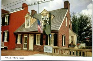 Postcard - Barbara Fritchie House - Frederick, Maryland