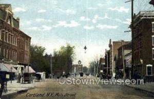 Main Street in Cortland, New York