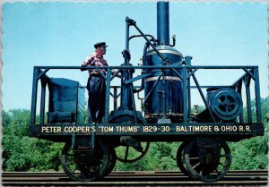 Trains Peter Cooper's Tom Thumb Baltimore & Ohio Railroad