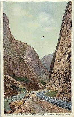 Lower Entrance to the Royal Gorge - Colorado CO