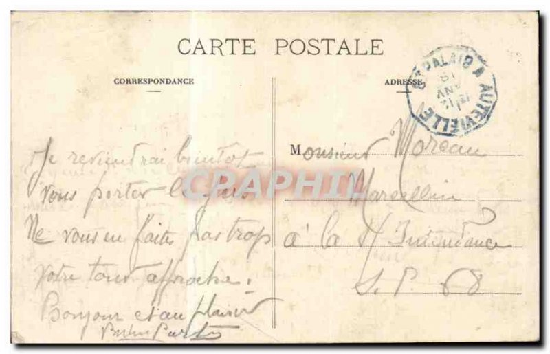 Old Postcard Saint Palais General View